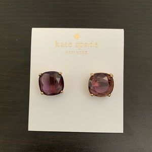 NWT Kate Spade Earrings (Ameythyst / Purple)
